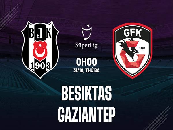 Soi kèo trận Besiktas vs Gaziantep