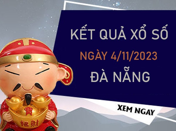 Soi cầu XSDNG 4/11/2023 dự đoán chốt bao lô Đà Nẵng