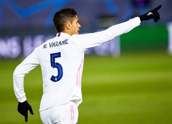 Số áo Varane ở Real Madrid
