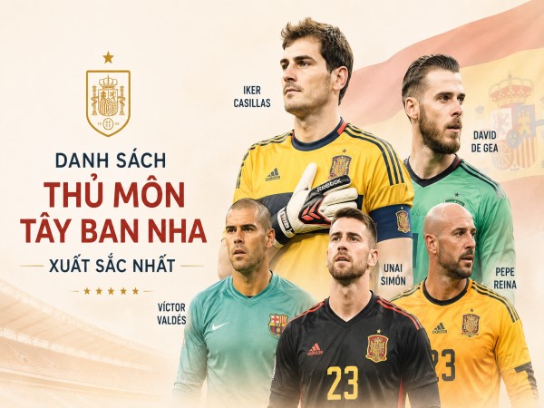 Danh sách thủ môn Tây Ban Nha xuất sắc thành tích ấn tượng