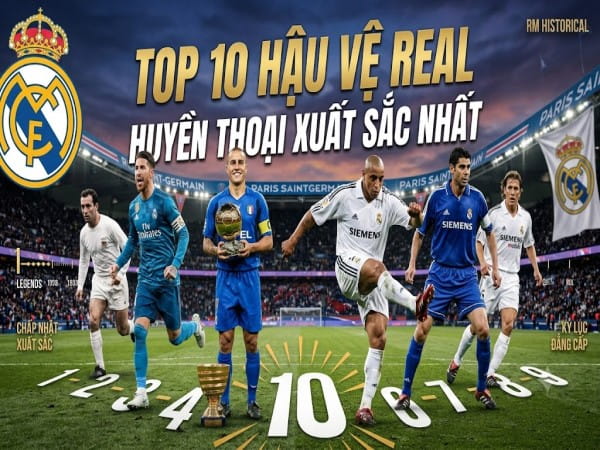 TOP 10 hậu vệ Real huyền thoại, lá chắn thép tạo đế chế