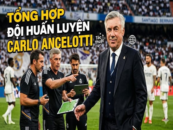 Tổng hợp Carlo Ancelotti đội huấn luyện và thành tích