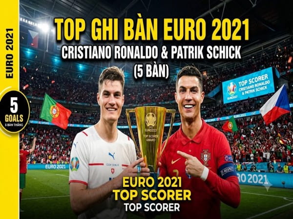 Cầu thủ ghi nhiều bàn thắng nhất EURO 2021 và thành tích