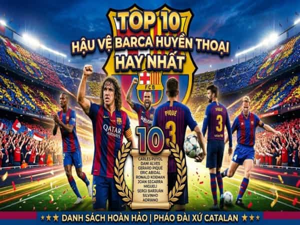 Danh sách các hậu vệ Barca huyền thoại qua các thế hệ